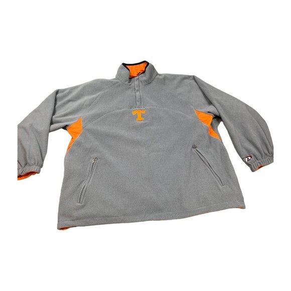 Vintage Tennessee Volunteers Jacket Men Large Orange Gray Reversible P2 Pro Play - Picture 2 of 16